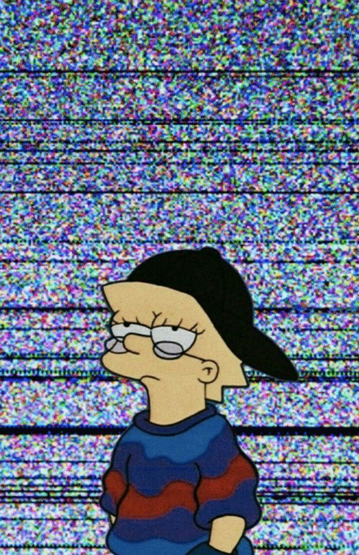 736x1136 Aesthetic Cartoon Wallpaper