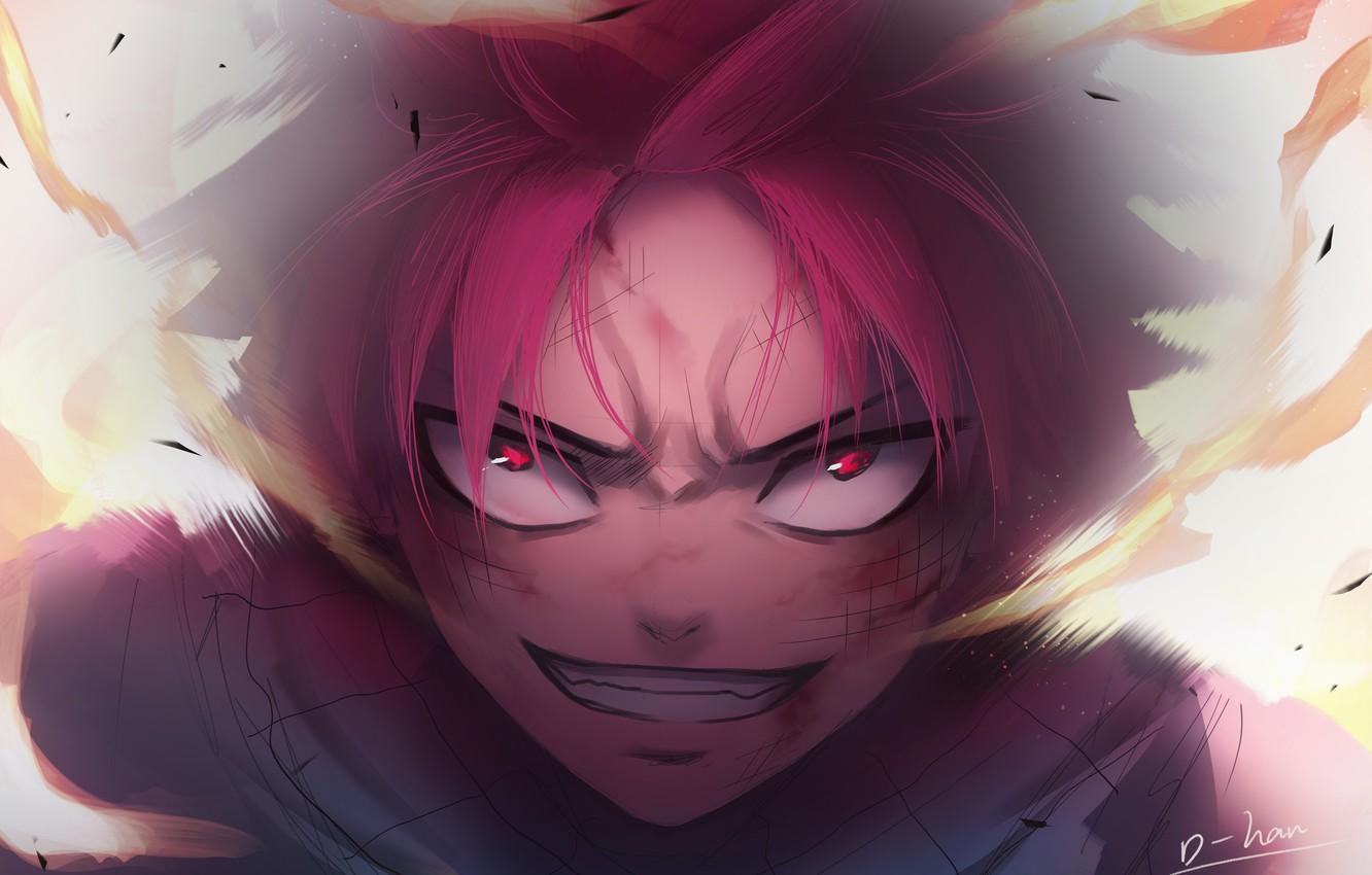 1332x850 Wallpaper fire, guy, Fairy Tail, Natsu Dragneel image for desktop, section прочее