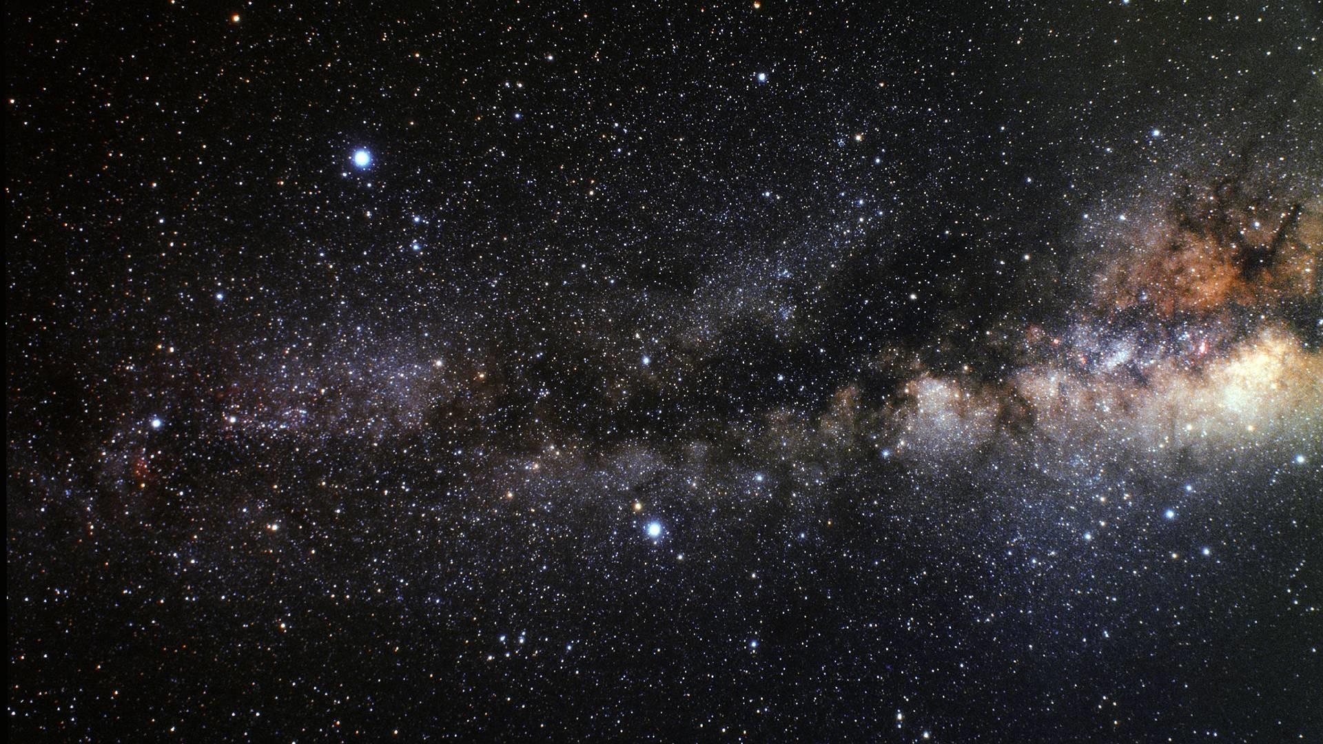 1920x1080 Wallpaper For > Black Space Stars Background Data System At Night HD Wallpaper