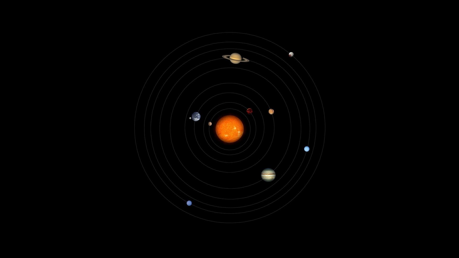 Black Solar System Wallpapers - Top Free Black Solar System Backgrounds ...