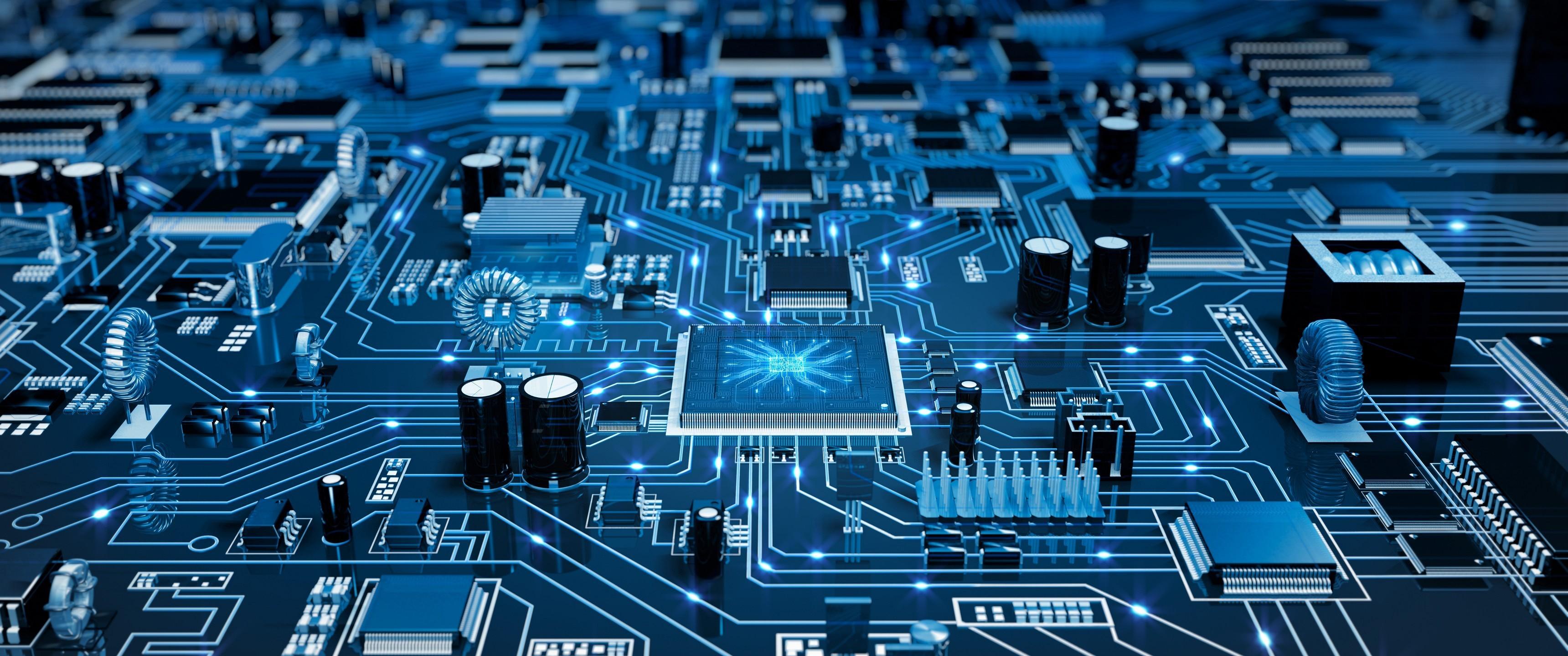 3440x1440 circuit board wallpaper, electronic engineering, electronics, electronic component, product, technology
