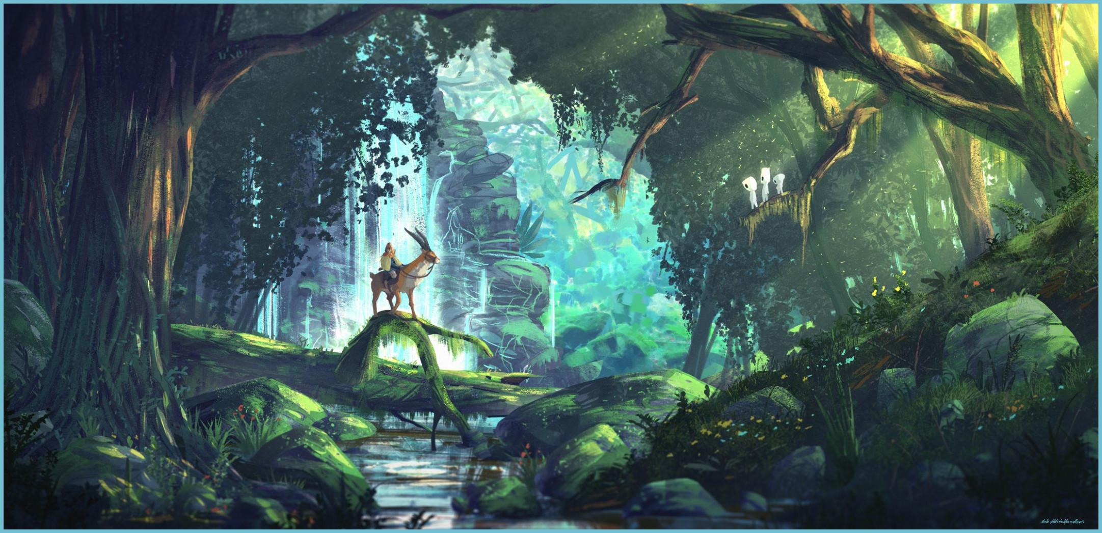 2163x1047 Studio Ghibli Desktop Wallpaper Free Studio Ghibli Desktop Ghibli Desktop Wallpaper