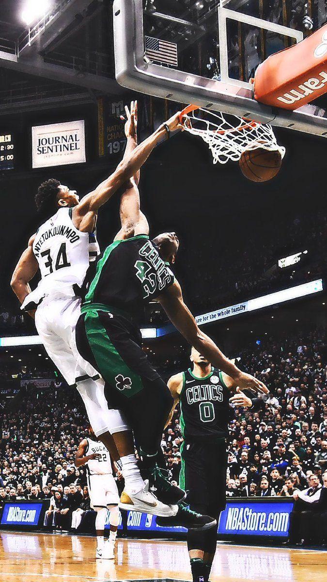 675x1200 Giannis Antetokounmpo Dunk Wallpaper