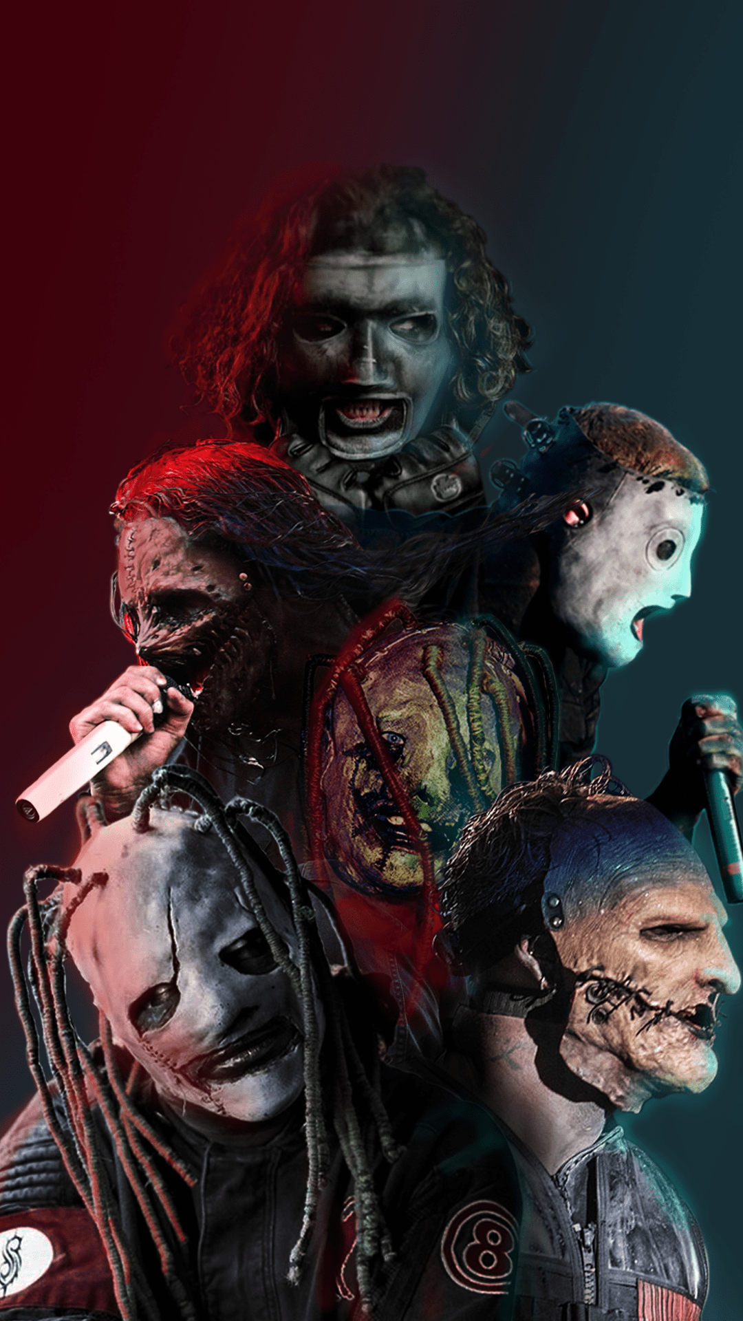 1080x1920 Photoshop newbie here. Mobile wallpaper version that you guys wanted for some reason.: Slipknot