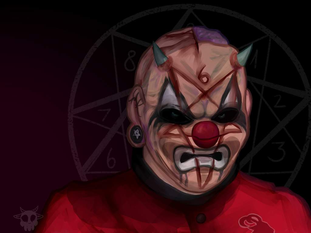 1024x768 Just finished my fanart for Shawn Crahan!!