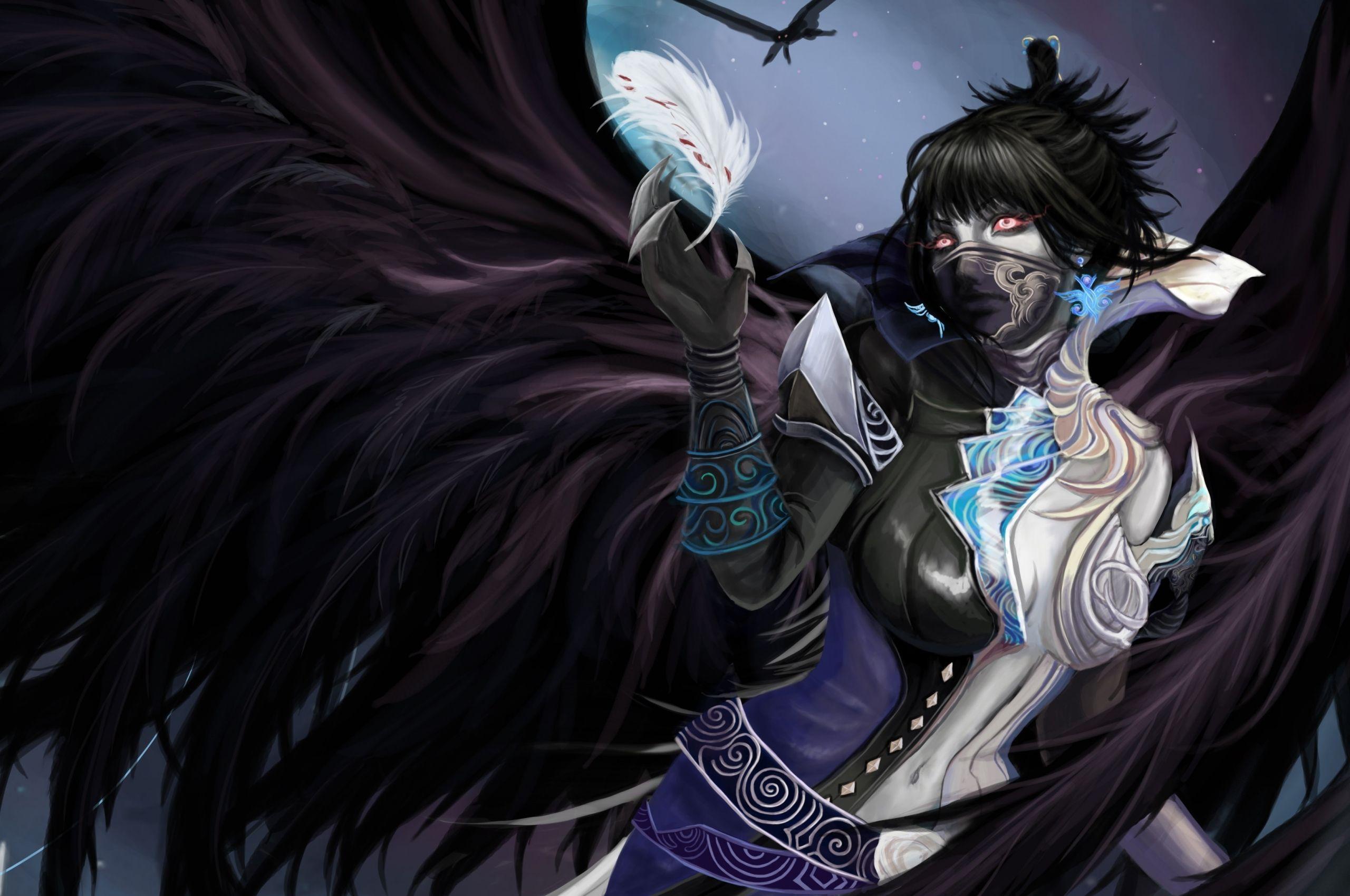 2560x1700 Dark Demon Anime Aesthetic Wallpaper