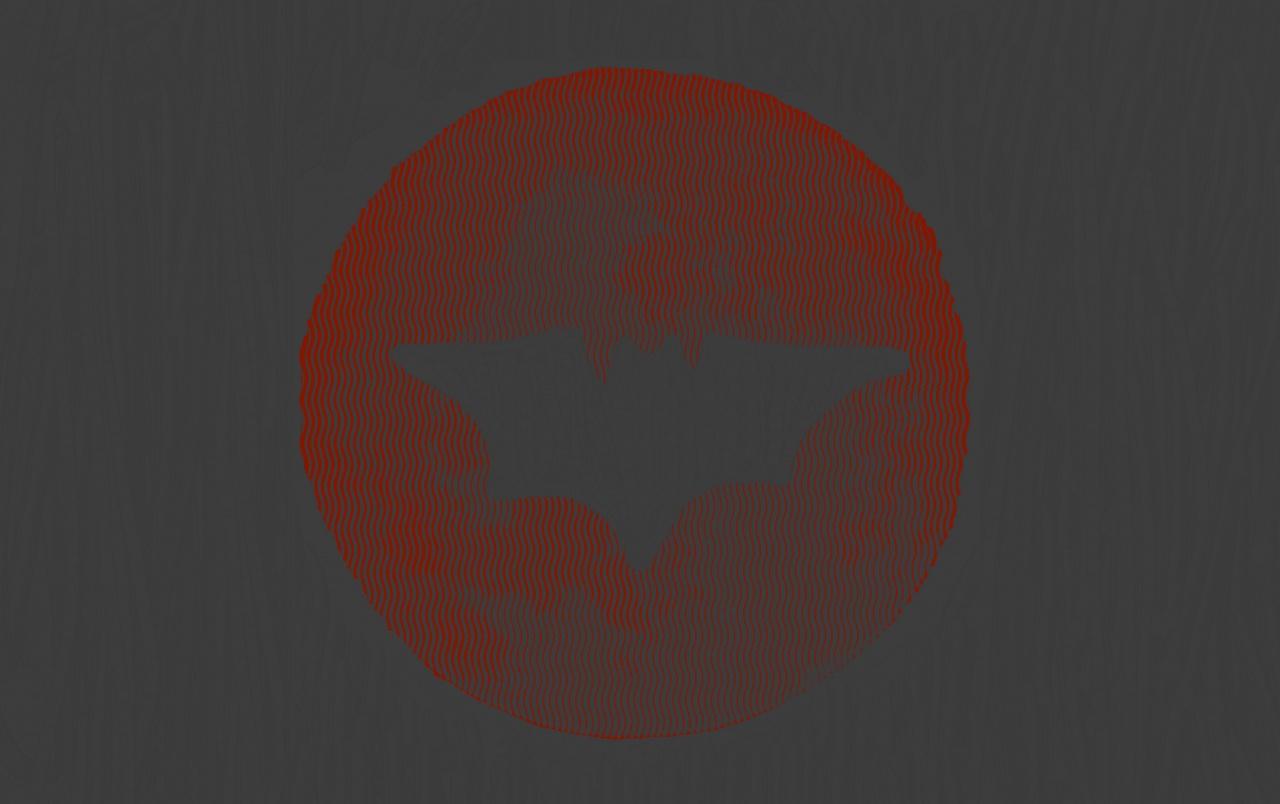 1280x804 Stylised Batman Sign wallpaper. Stylised Batman Sign