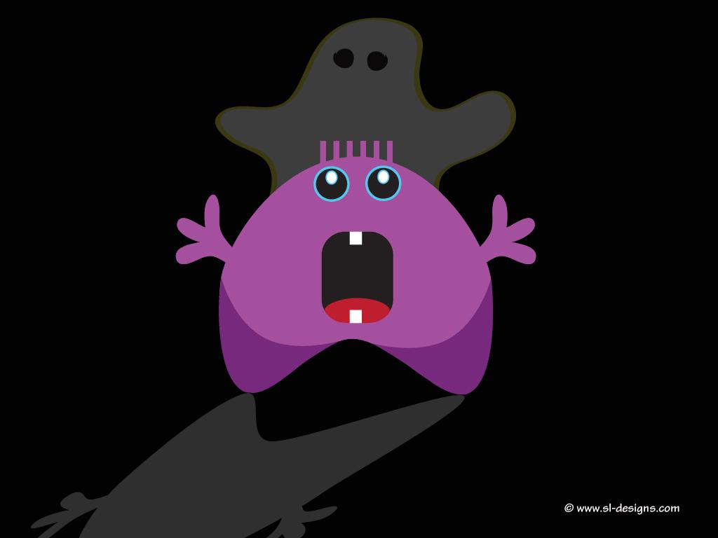 1024x768 Cute Halloween Wallpaper for Desktop