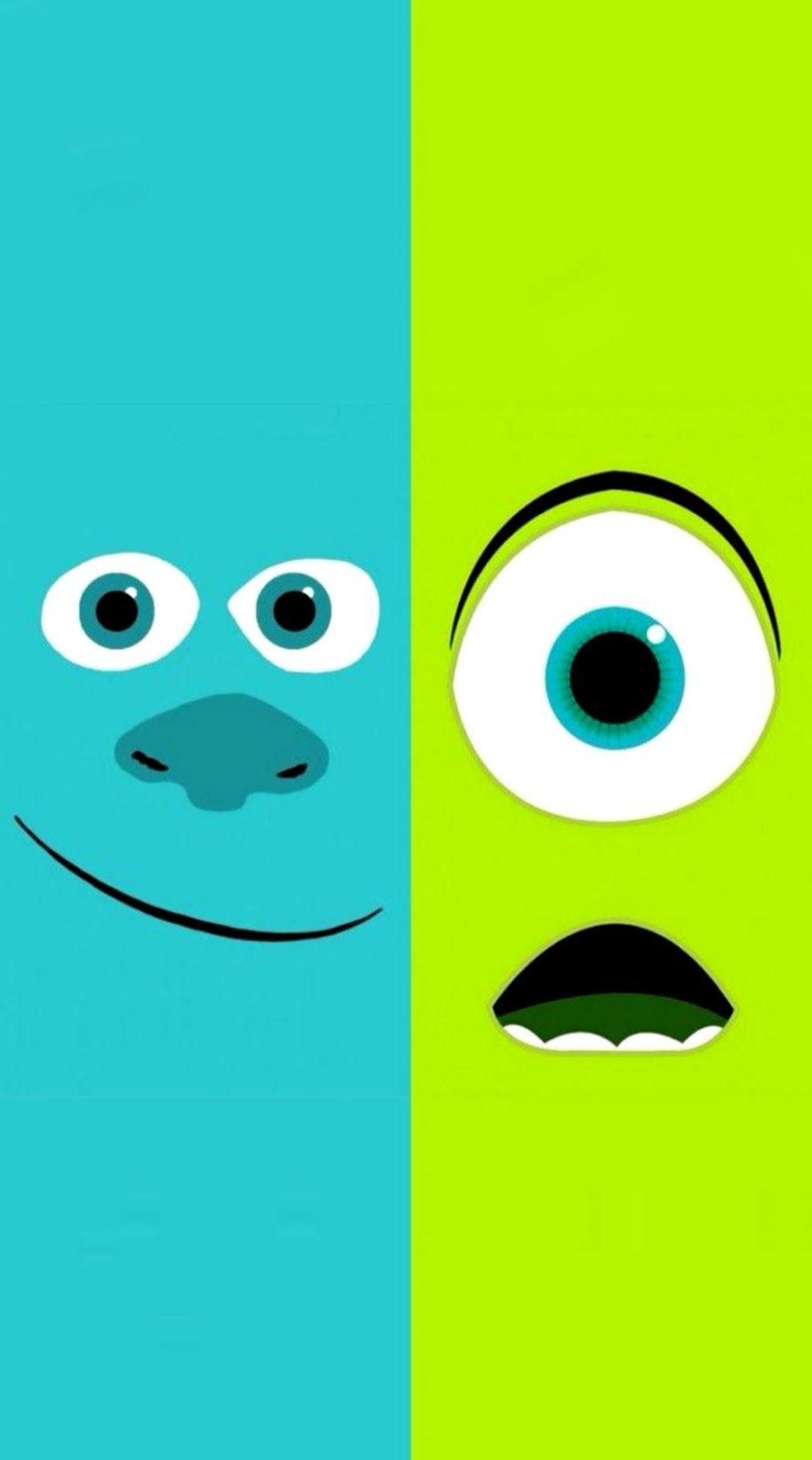 890x1600 Cute Monsters Inc Wallpaper