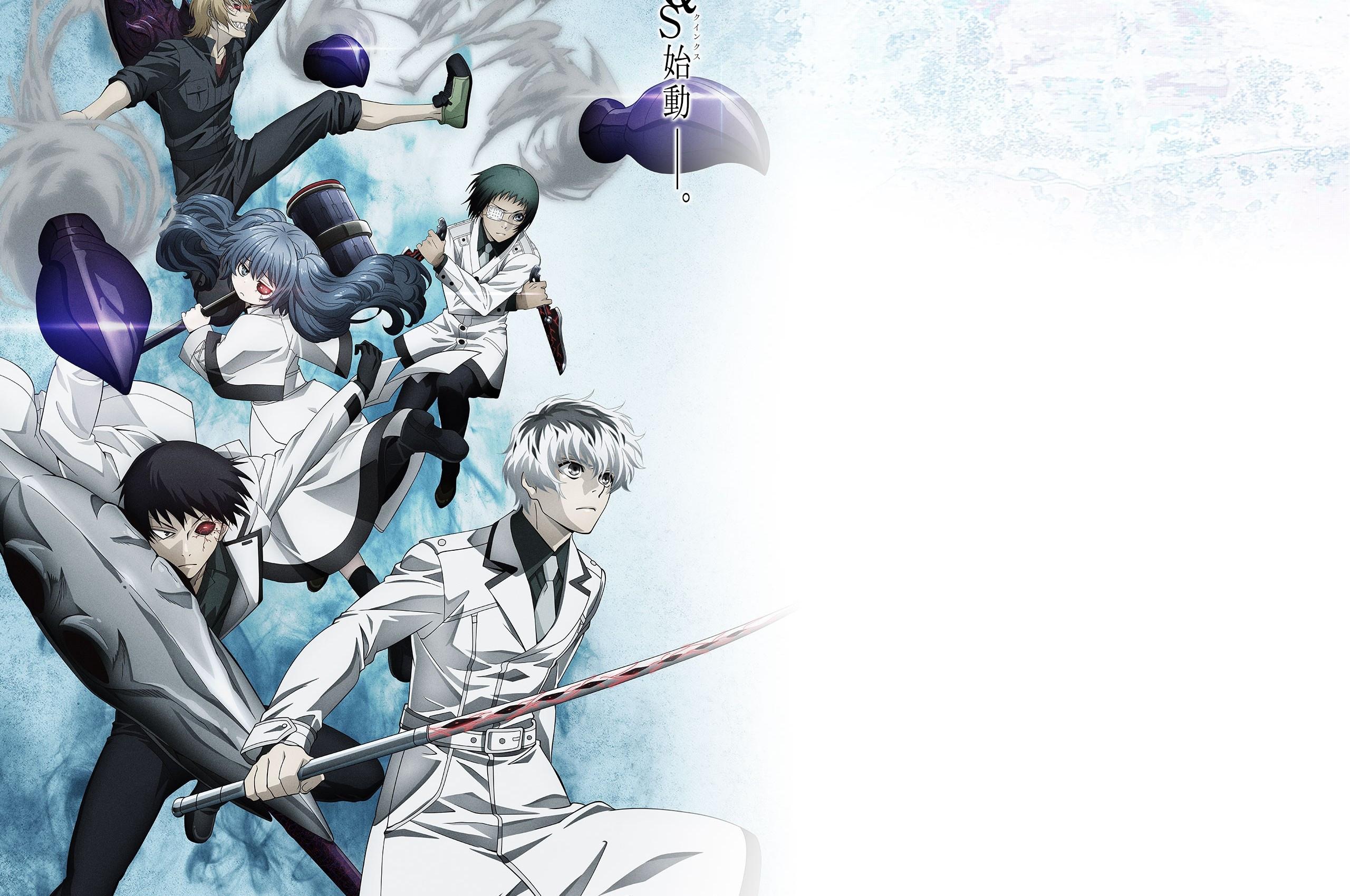 2560x1700 Download 2560x1700 Tokyo Ghoul: Re, Sasaki Haise, Shirazu Ginshi, Yonebayashi Saiko Wallpaper for Chromebook Pixel