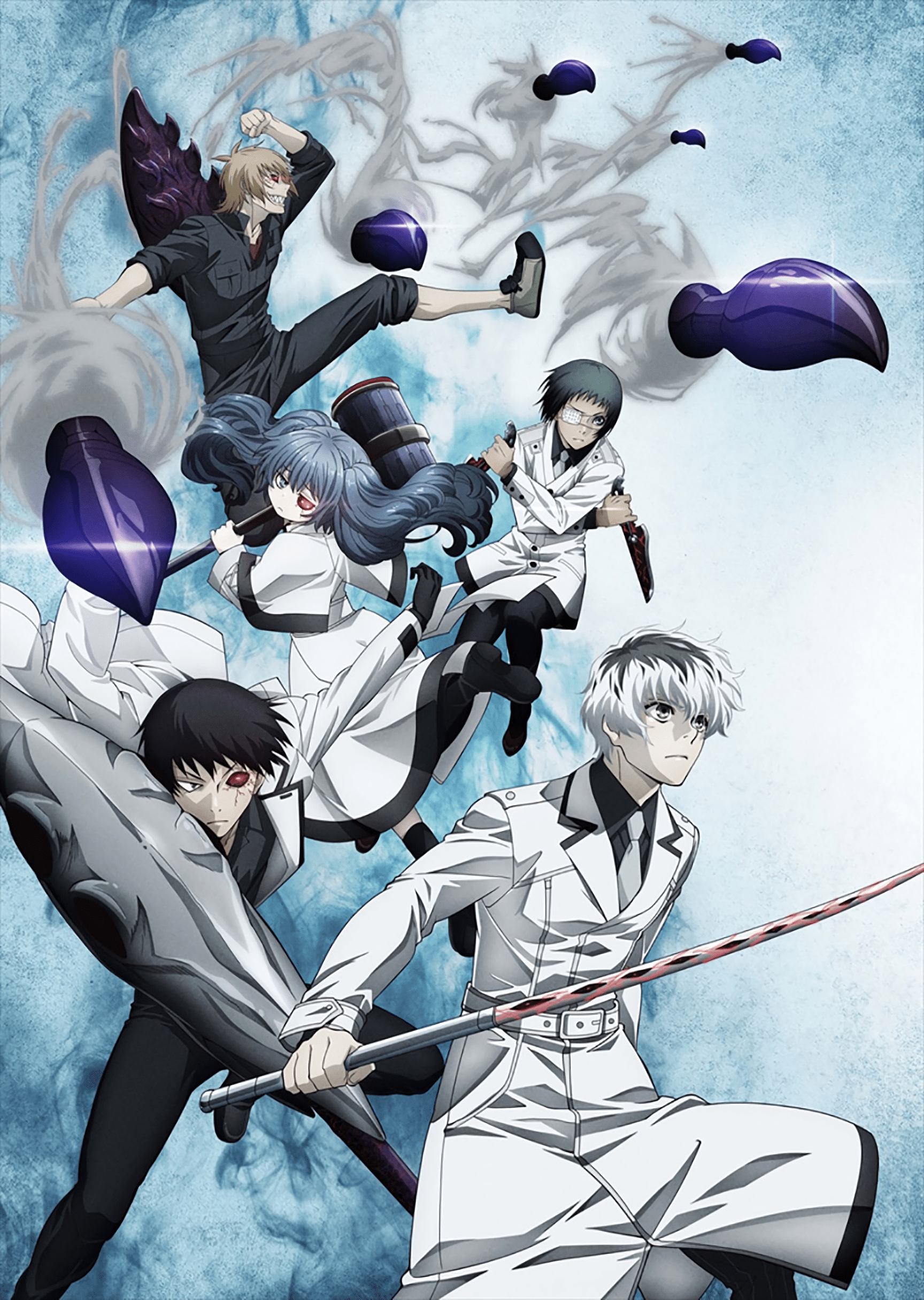 1728x2431 Quinx Squad Ghoul:re Anime Image Board