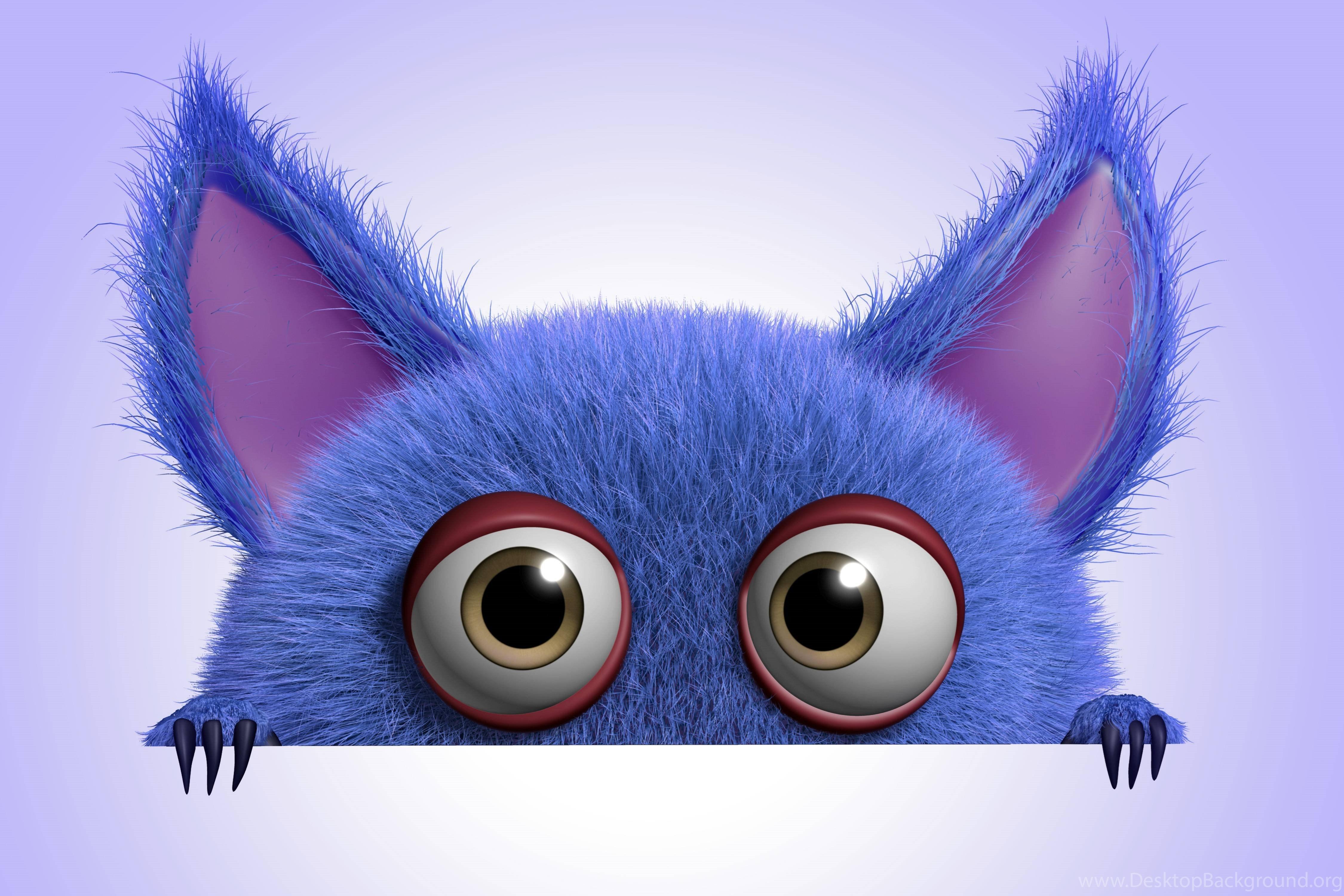 4500x3000 Cute Monster Background