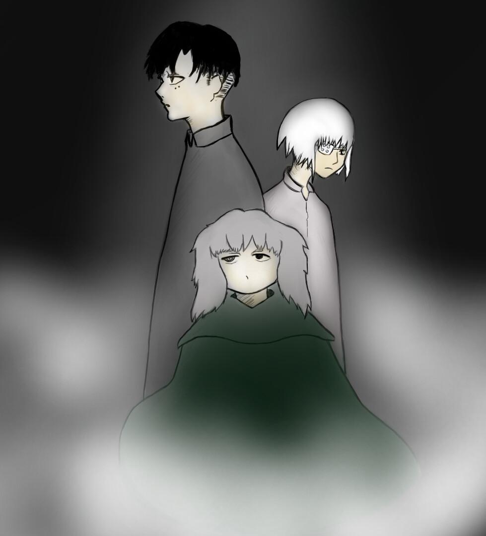 979x1080 Jonas Lübcke : Tokyo Ghoul / Quinks Squad / Digital Art / Wallpaper / Anime / Manga