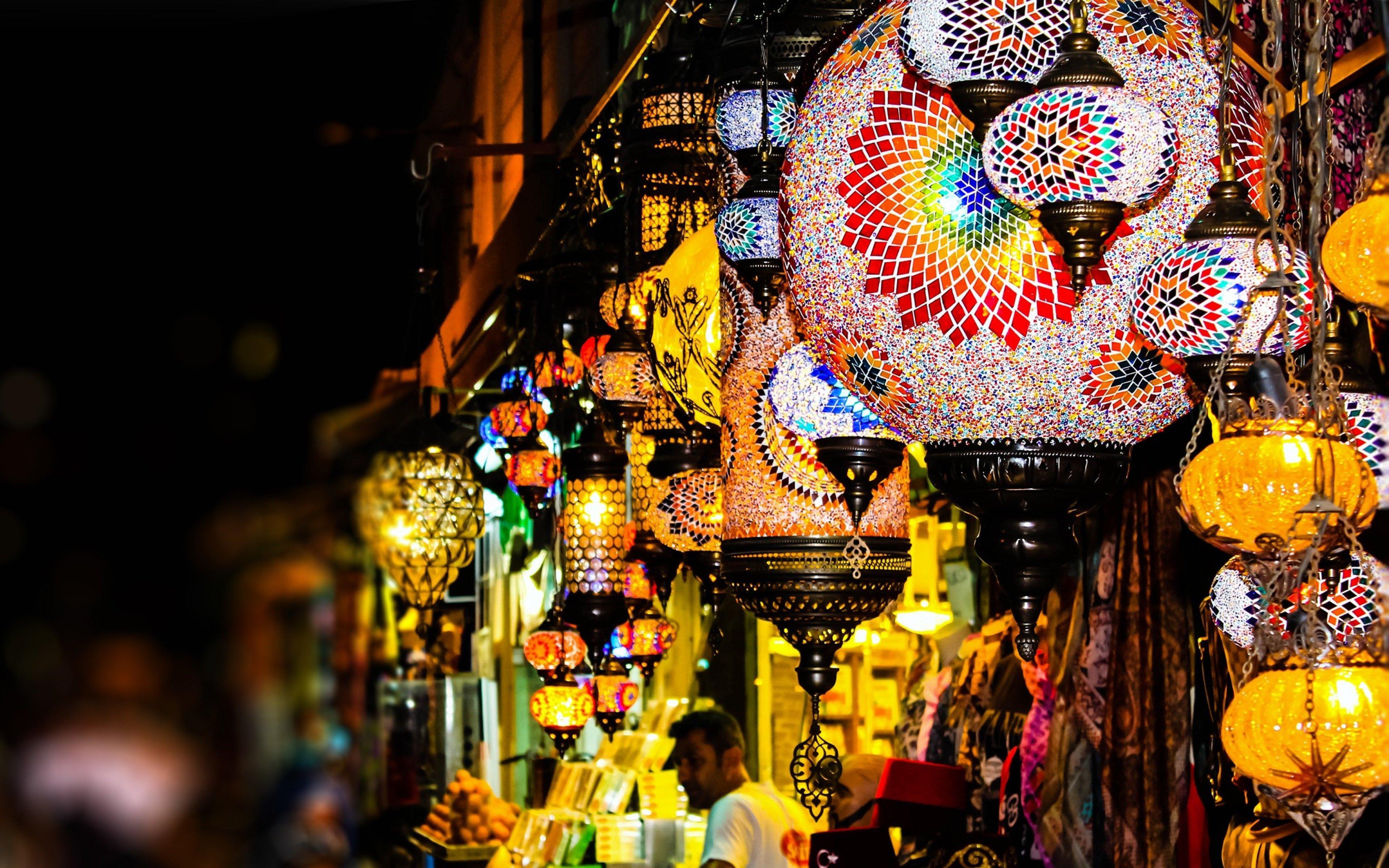 3840x2400 Beautiful Chinese Lanterns 4K wallpaper