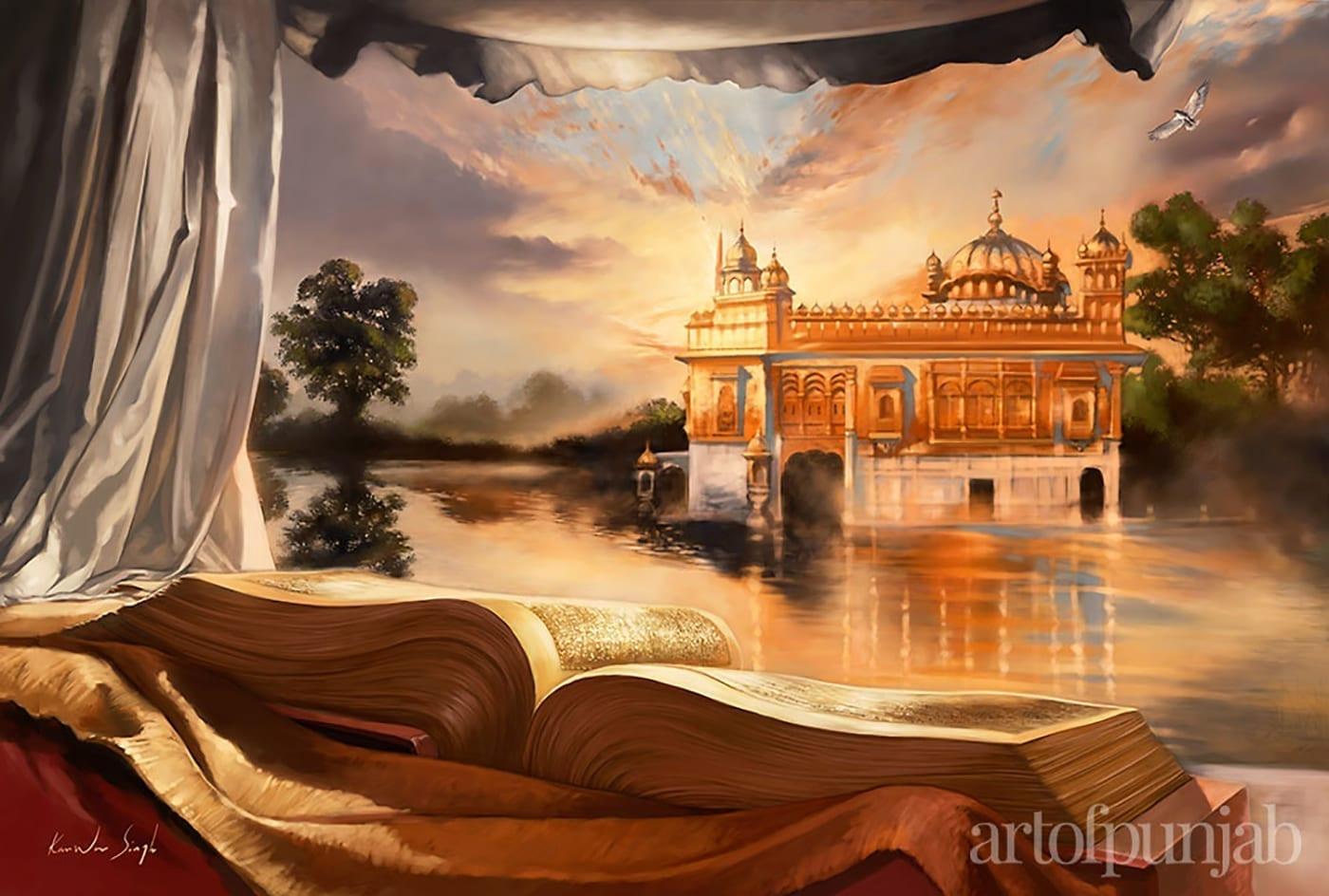 1400x944 Procession In Amritsar Sahib On Anniversary Of Sri Guru Granth Sahib Ji