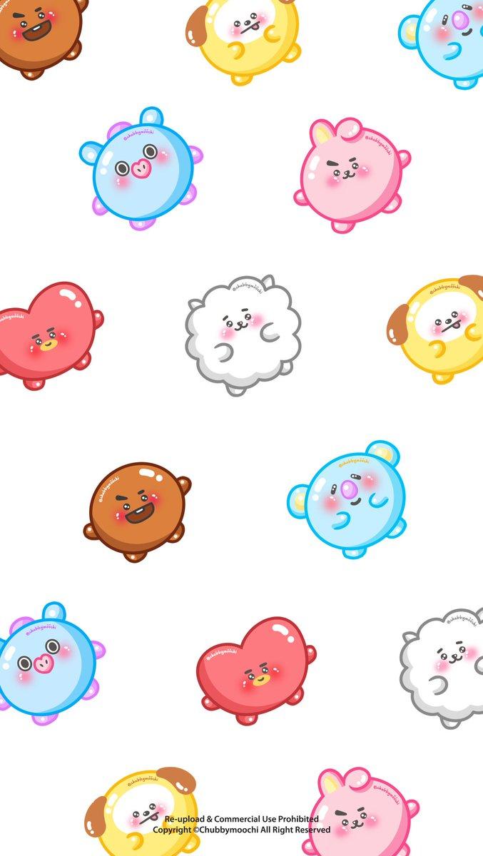 677x1200 van, rest. my promise. mochi BT21 wallpaper
