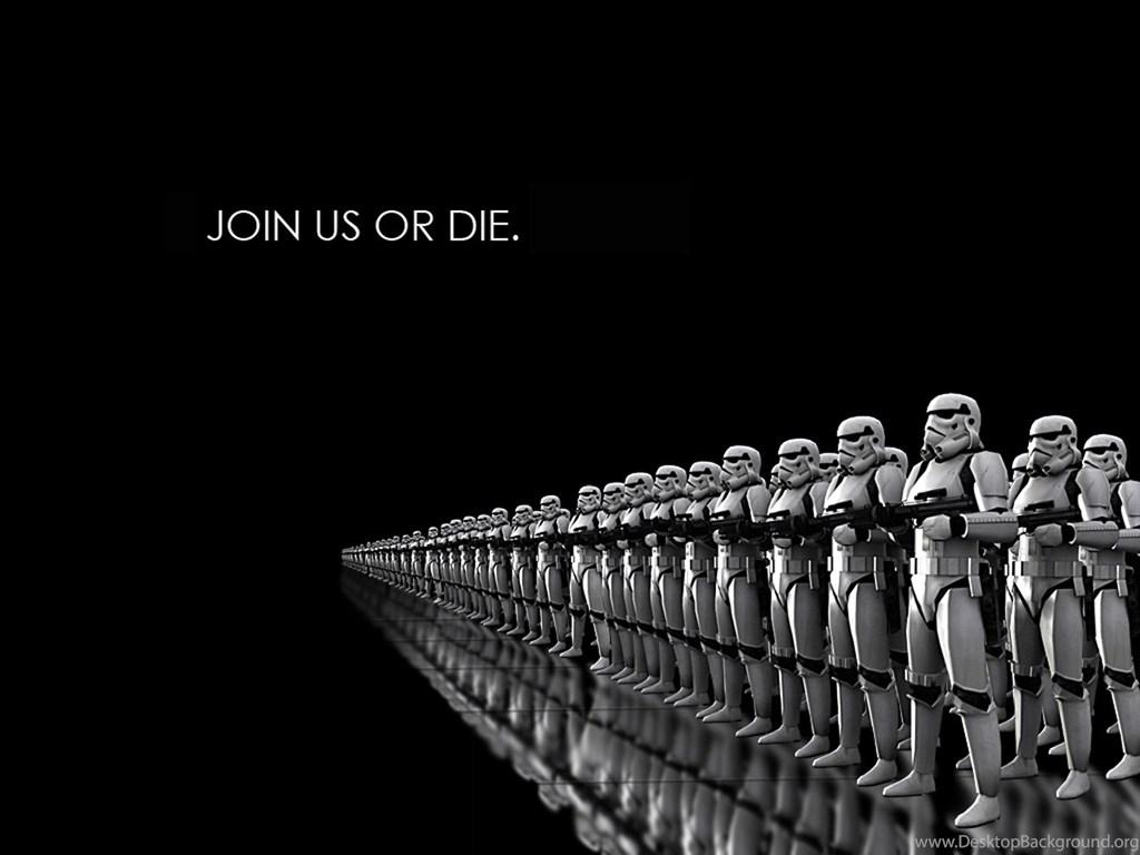1024x768 Star Wars Die Dark Side Clone Trooper Wallpaper Desktop Background