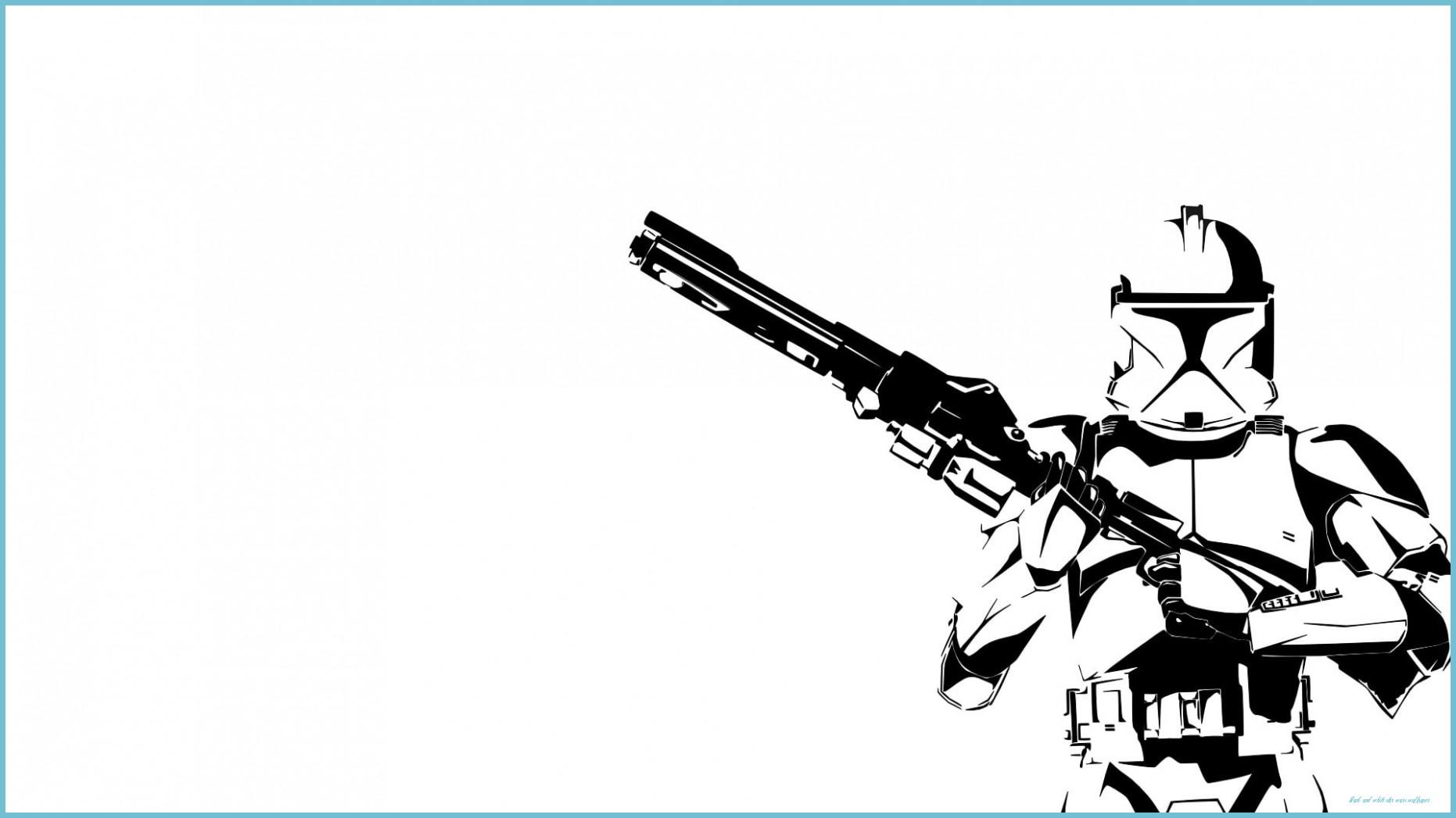 1862x1047 Black And White Star Wars Stormtrooper Graphic Wallpaper, Star And White Star Wars Wallpaper