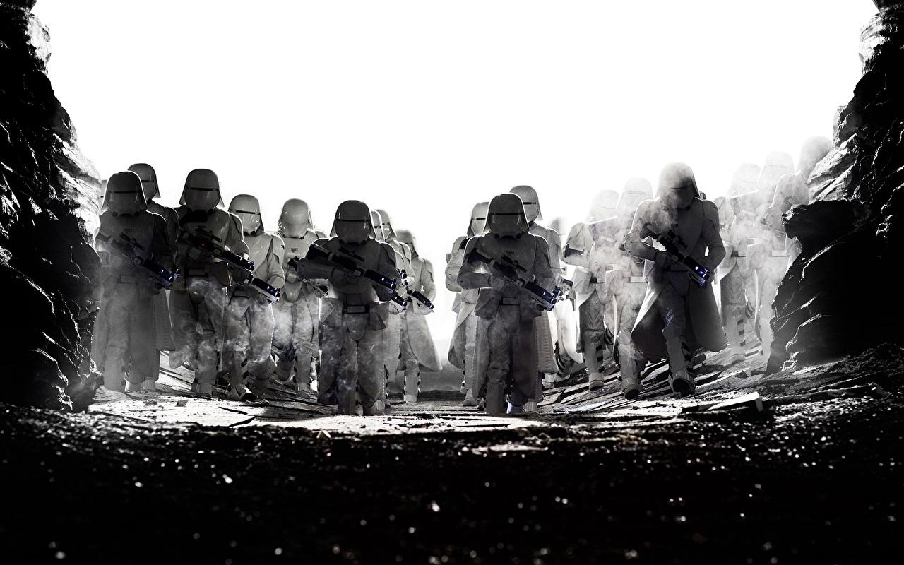1280x800 Wallpaper Star Wars: The Last Jedi Clone trooper film Black and
