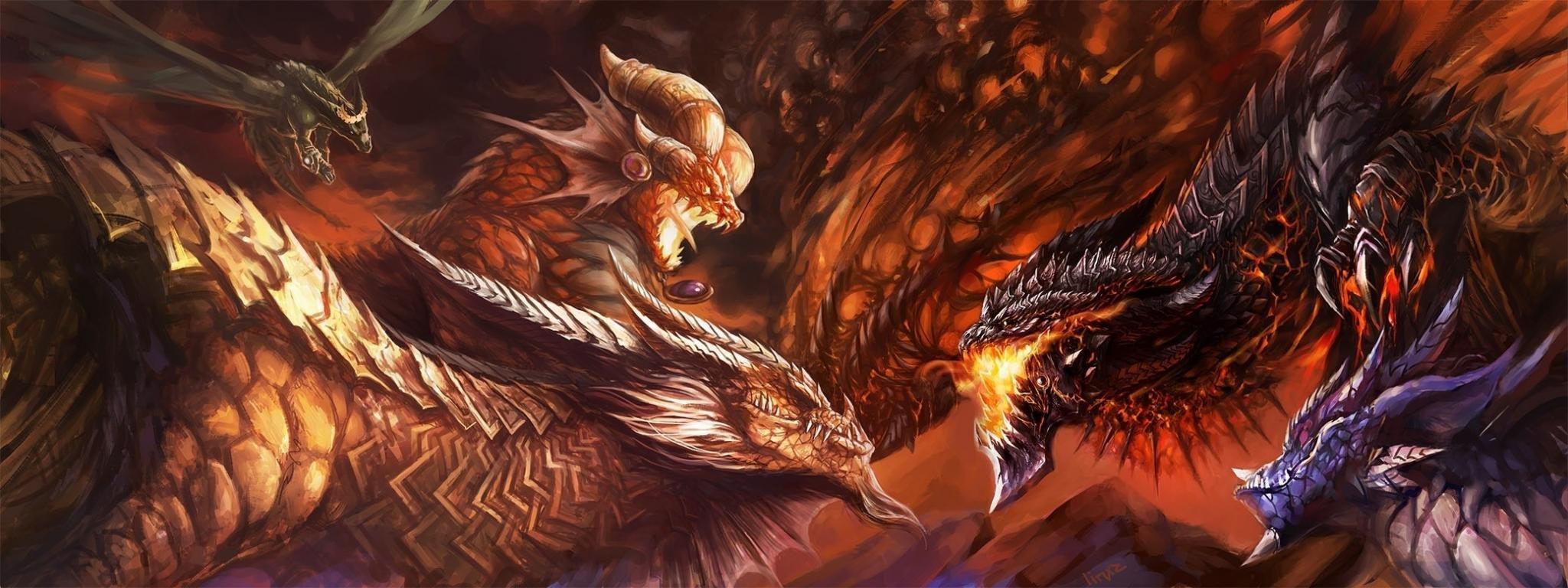 2048x768 Wizarding World Dual Monitors Wallpaper