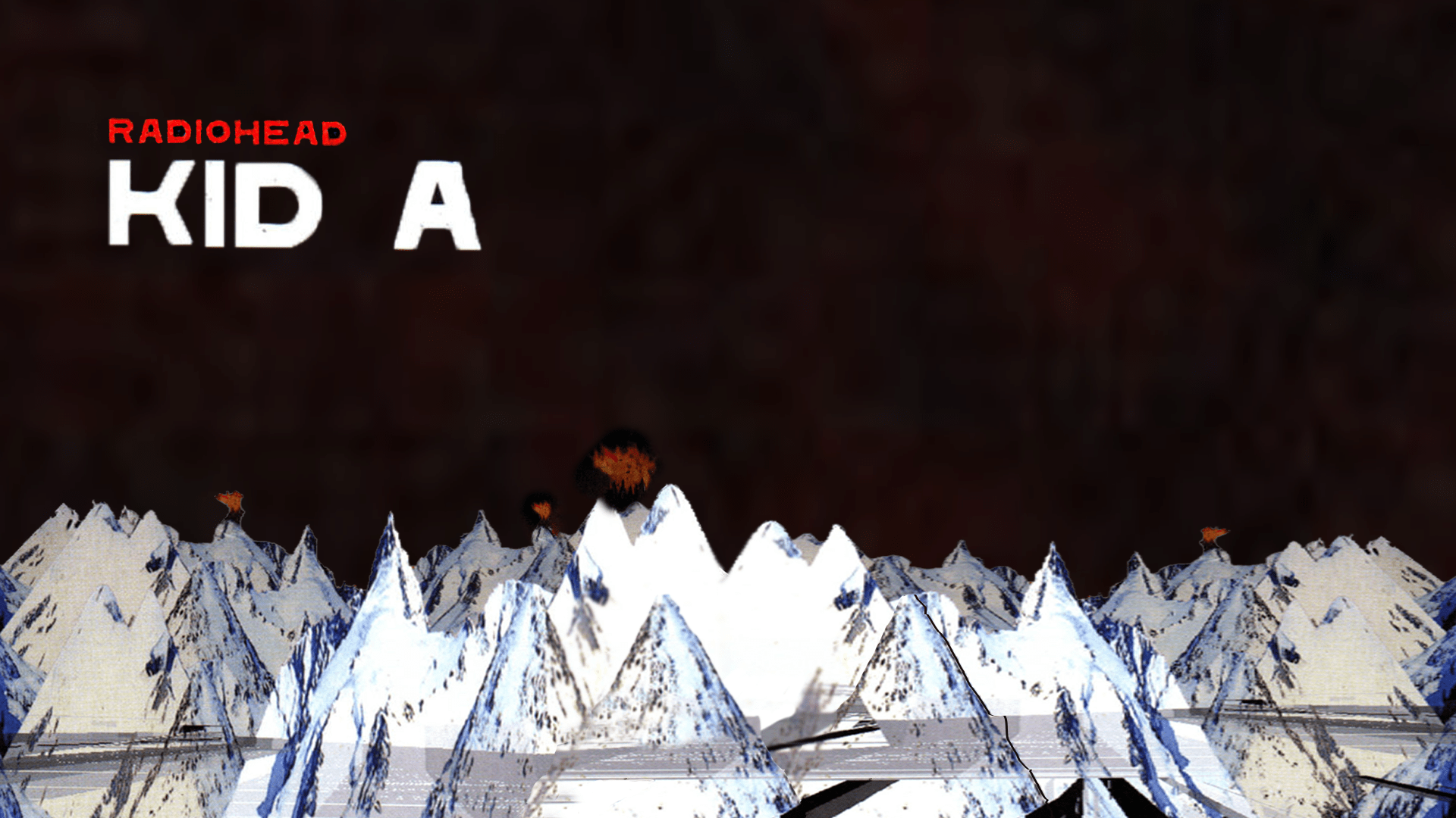 1920x1080 Some Kid A wallpaper i made for a photohop project (desktop and mobile): radiohead