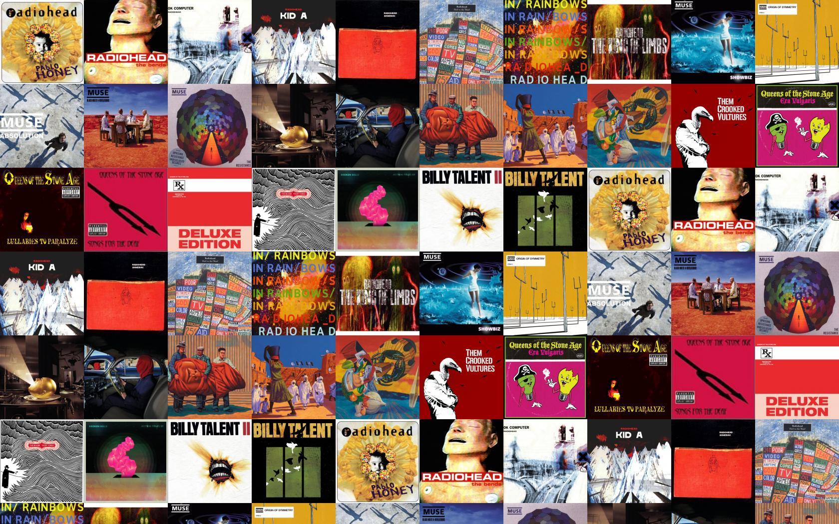 1680x1050 Radiohead Pablo Honey The Bends Ok Computer Kid Wallpaper « Tiled Desktop Wallpaper