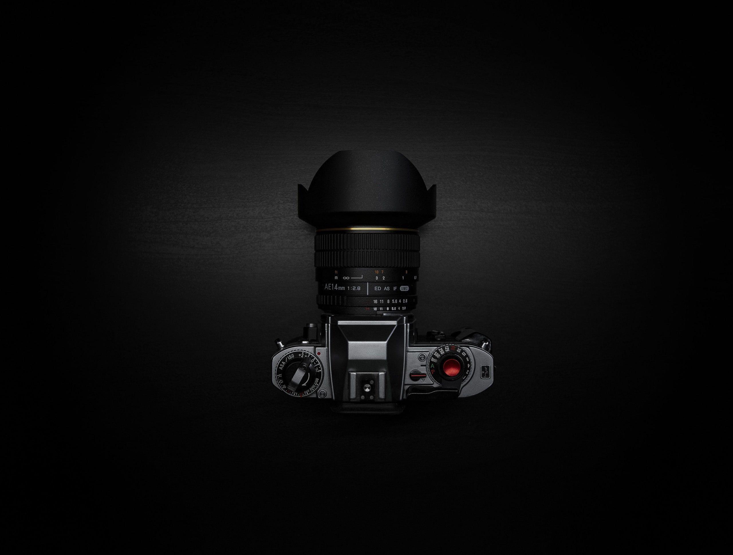 2560x1939 metal #retro #minimalism the camera #film black background #nikon #photography mm #samy. Black background, Minimalist photography, Black background wallpaper