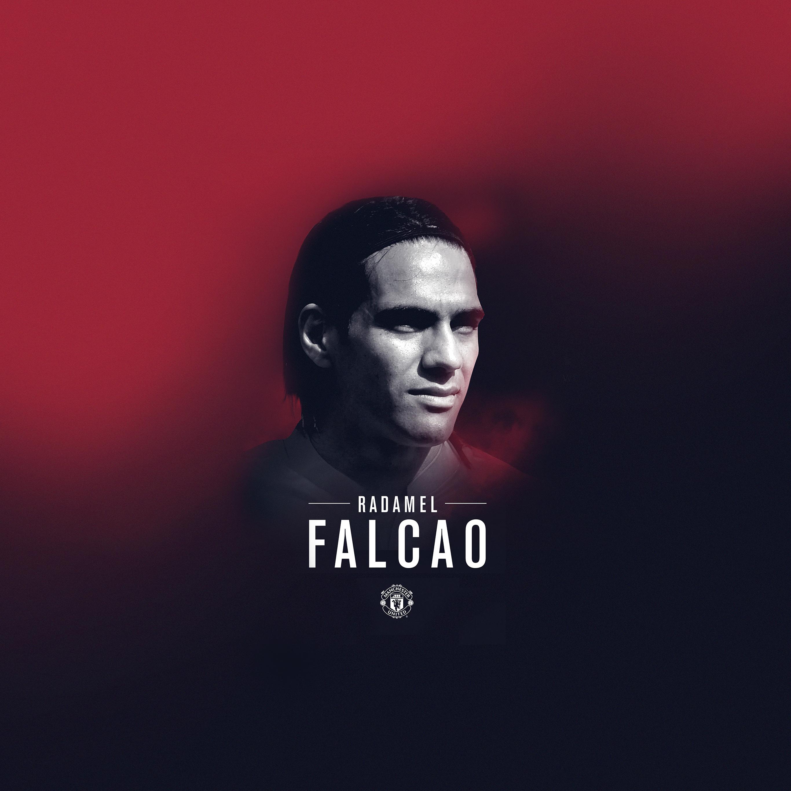 2732x2732 Radamel Falcao Manchester United Welcome
