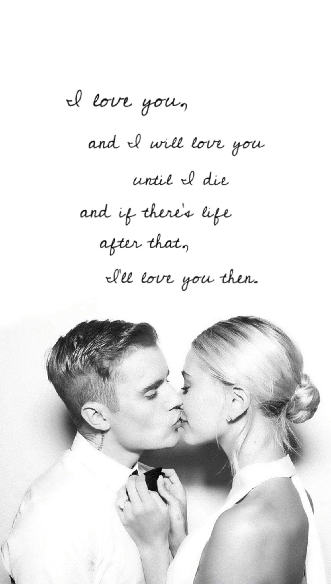 1162x2048 hailey and justin bieber wallpaper. I love justin bieber, Cutie quote, Married life