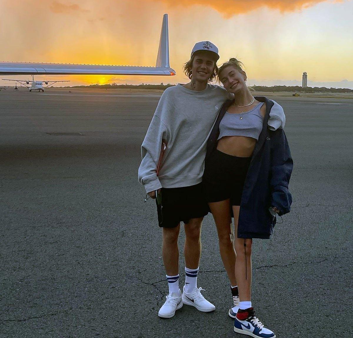 1200x1150 Justin Bieber, Hailey Baldwin Enjoy Fun Hawaii Trip: Pics