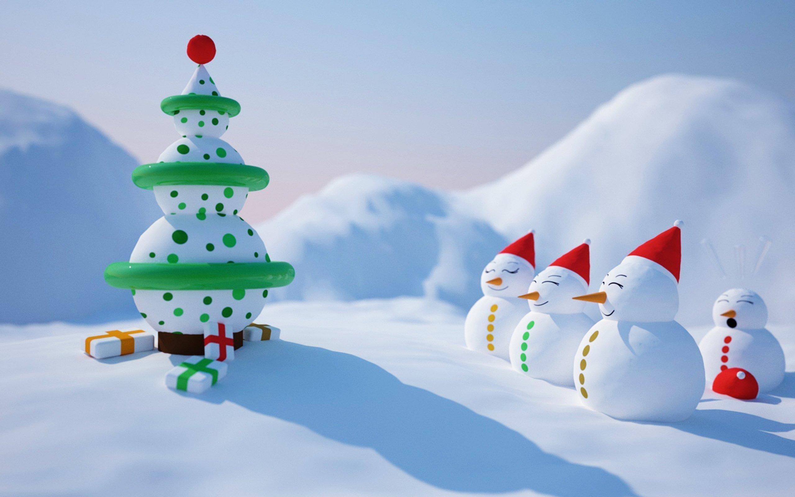 2560x1600 Christmas Wallpaper Funny