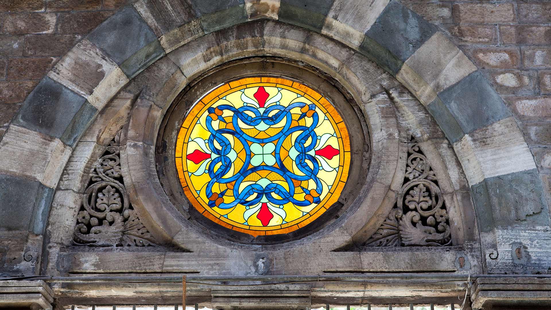 1920x1080 Stained Glass Windows At VT Station, Mumbai