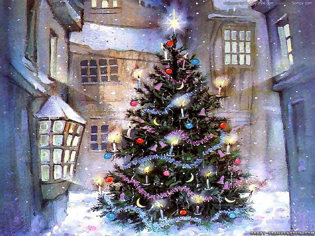 1024x768 Funny Wallpaper Hd Wallpaper Desktop Wallpaper: White Christmas Tree Wallpaper