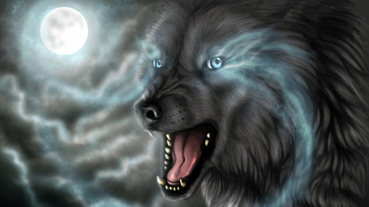 1245x700 Fantasy original art artistic artwork wolf wolves wallpaperx1620