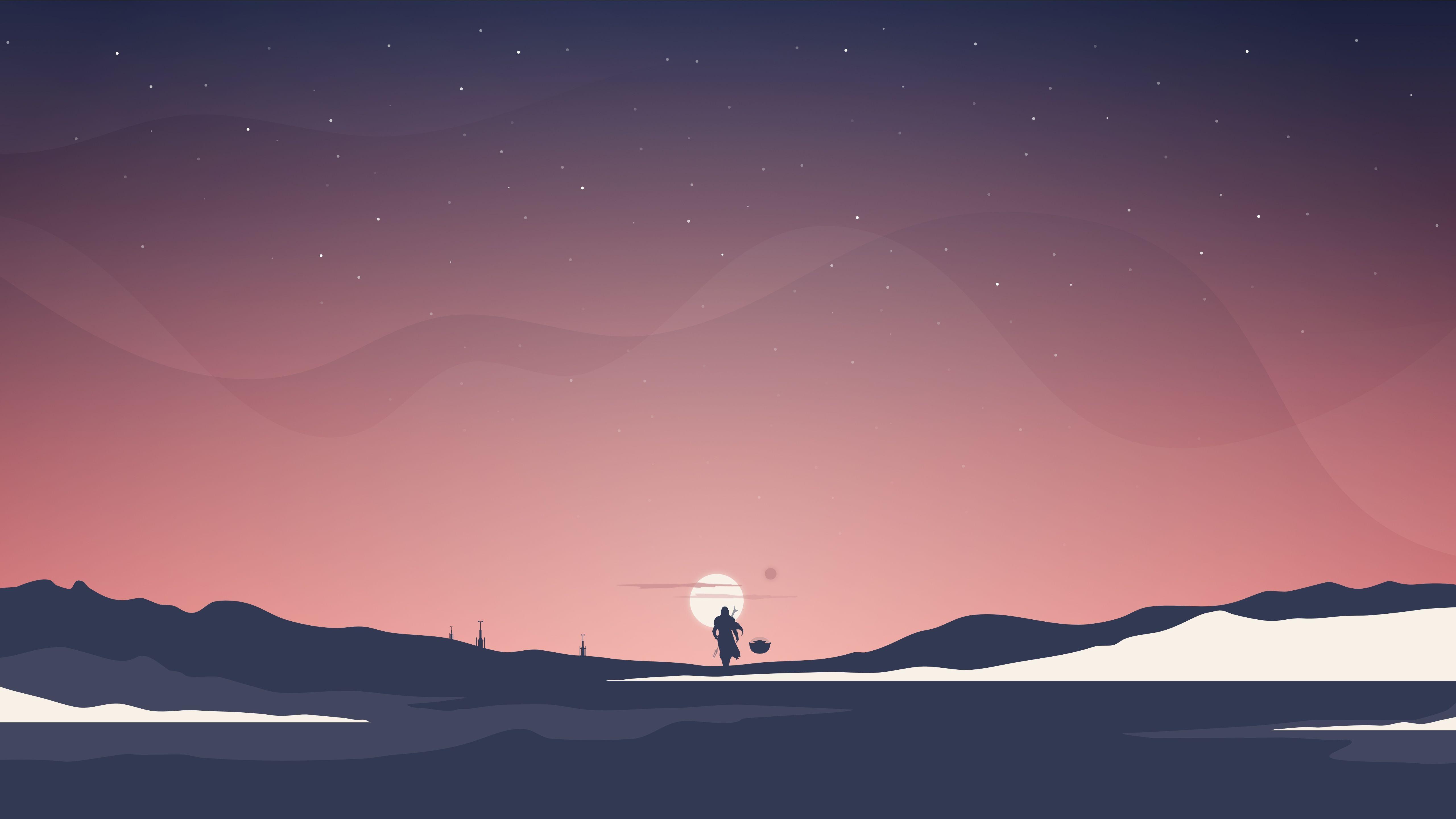 5120x2880 4k Minimalist Sky Wallpaper