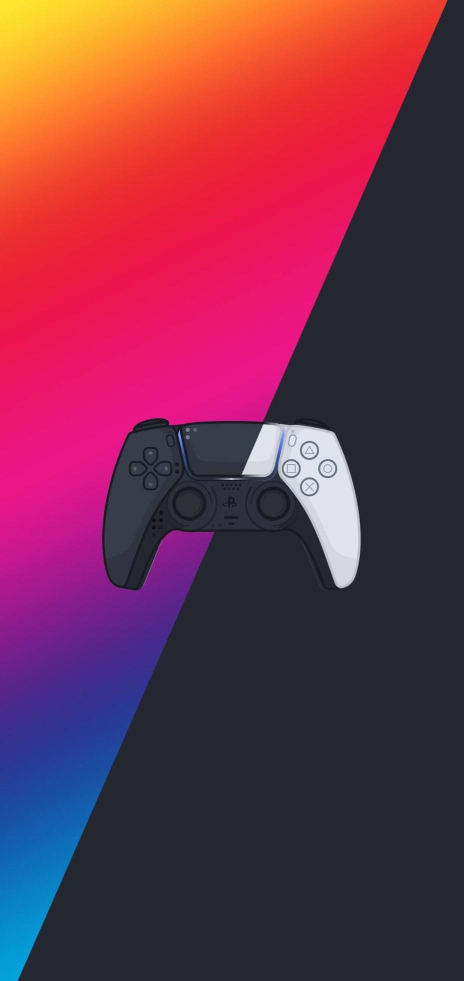 928x1959 PS5 Controller Wallpaper 4K For Tech