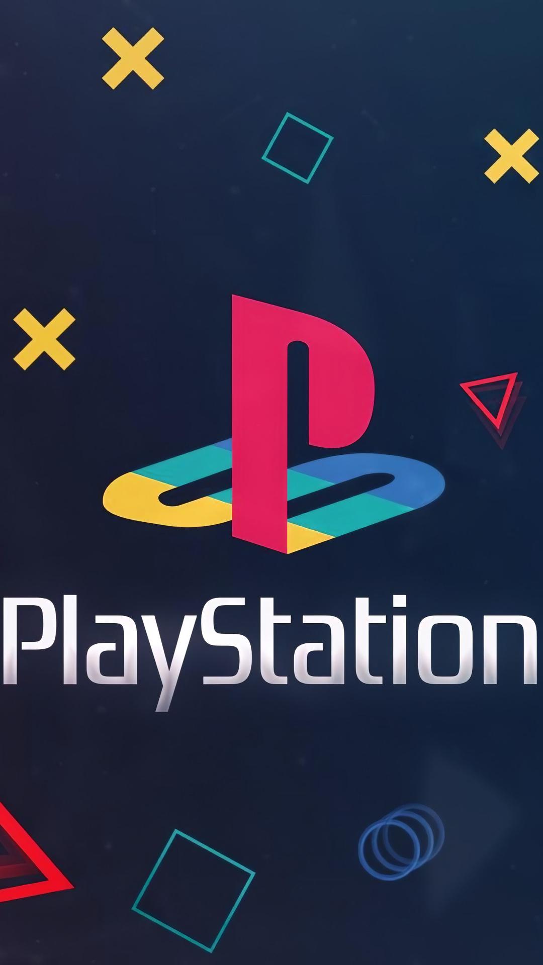 1080x1920 Playstation Logo Background
