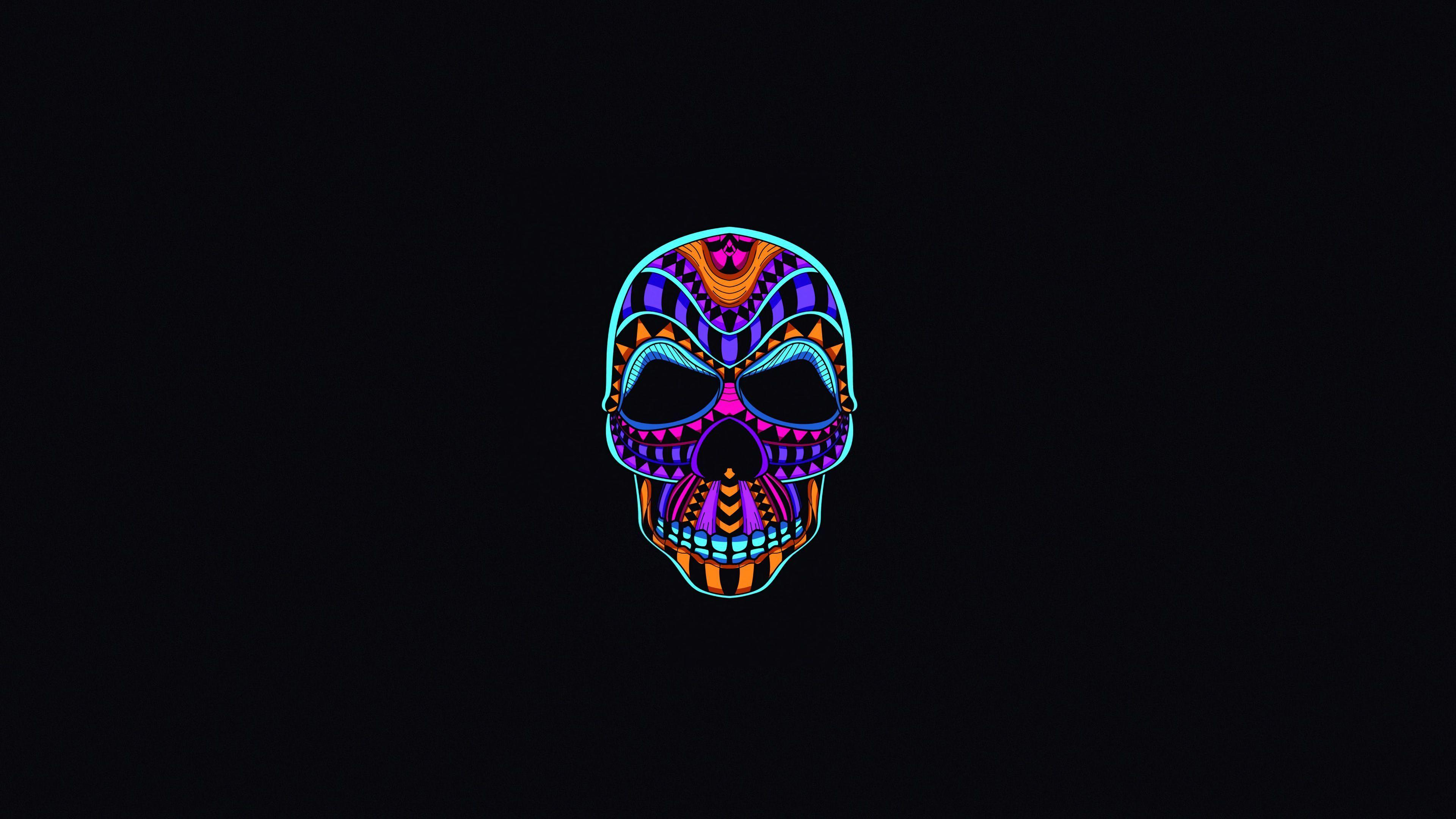 3840x2160 Minimalist 4k Neon Wallpaper