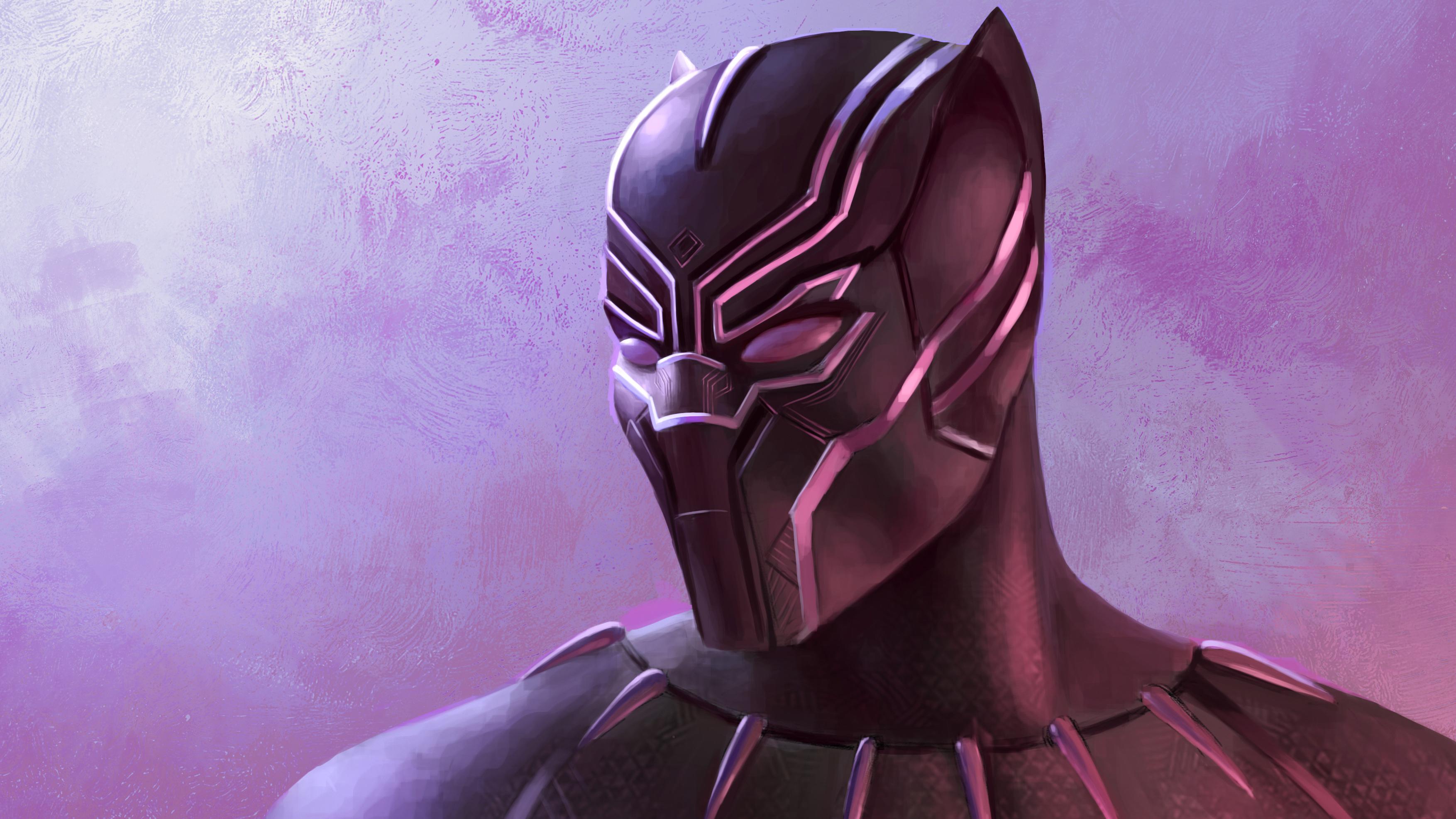 3508x1973 Black Panther Neon 4k 1366x768 Resolution HD 4k Wallpaper, Image, Background, Photo and Picture
