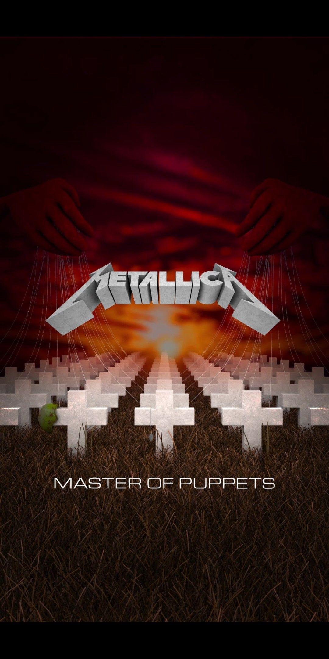 1080x2160 Metallica master of puppets wallpaper iPhone. Arte metallica, Rock poster, Álbuns metallica