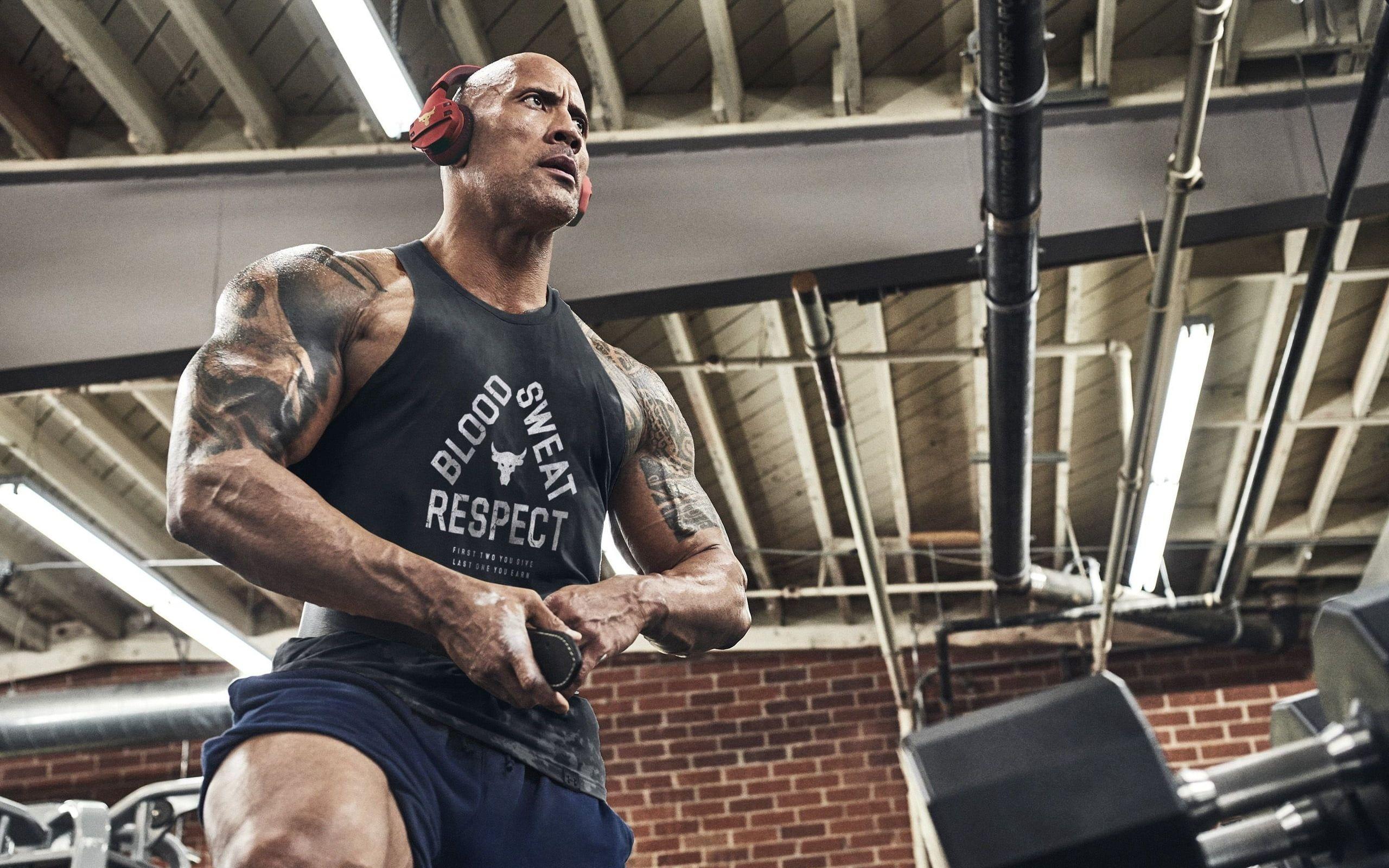 2560x1600 Dwayne Johnson Motivation Wallpaper