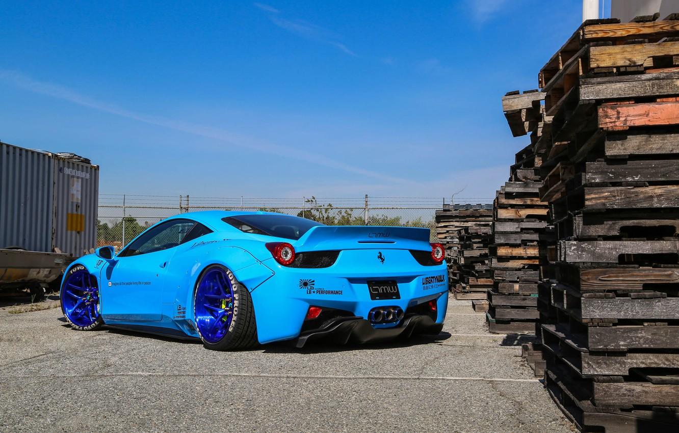 1332x850 Wallpaper Ferrari, Blue, Italia, Edition, Rear, Liberty, Walk image for desktop, section ferrari