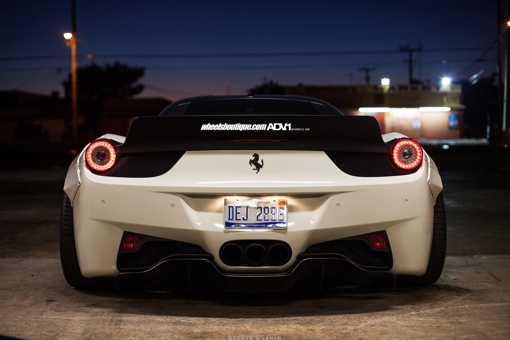 2048x1365 Ferrari 458 Liberty Walk adv1 Forged wheels cars white wallpaperx1365