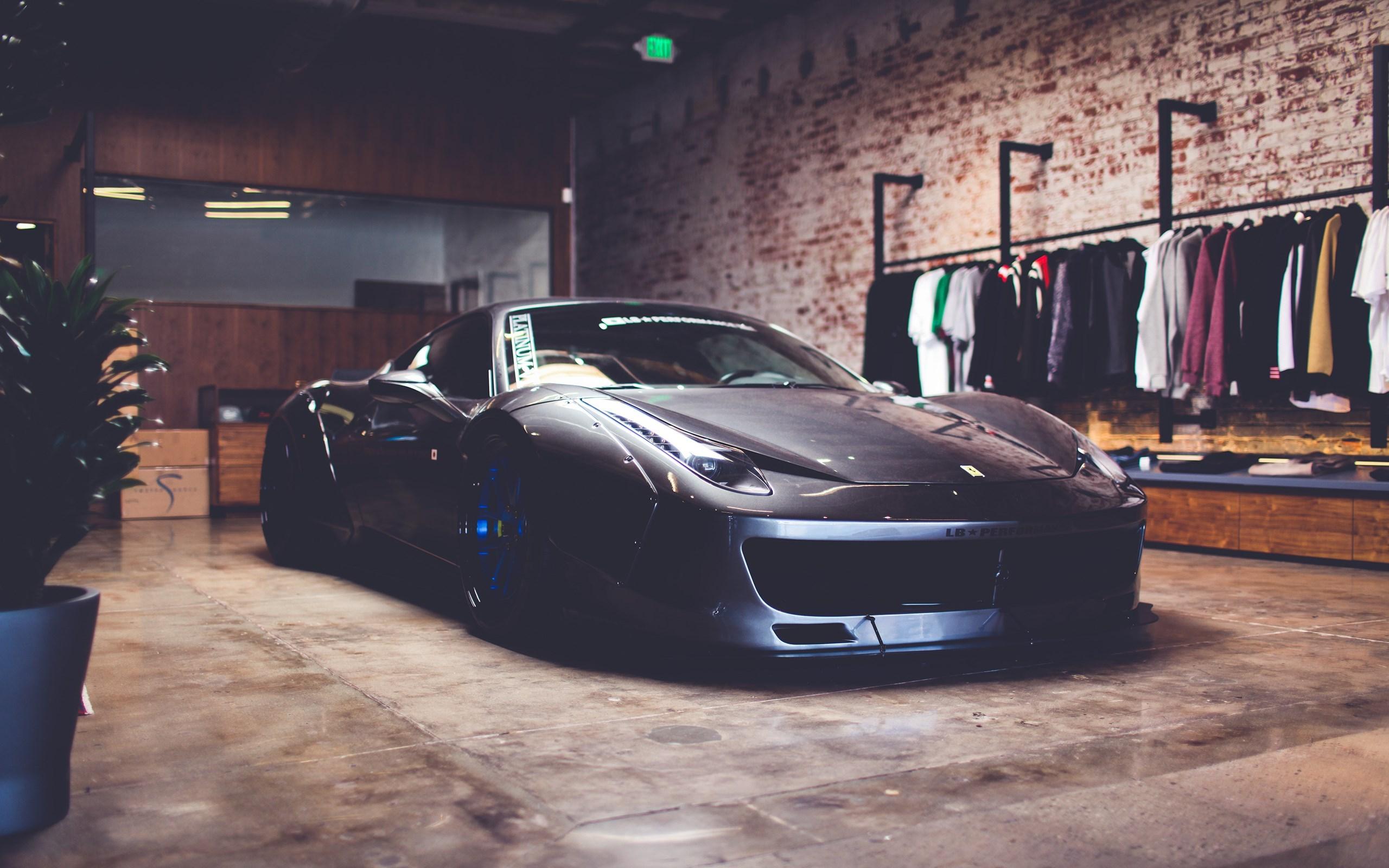2560x1600 Ferrari 458 Wallpaper HD 458 Liberty Walk Silver Wallpaper HD