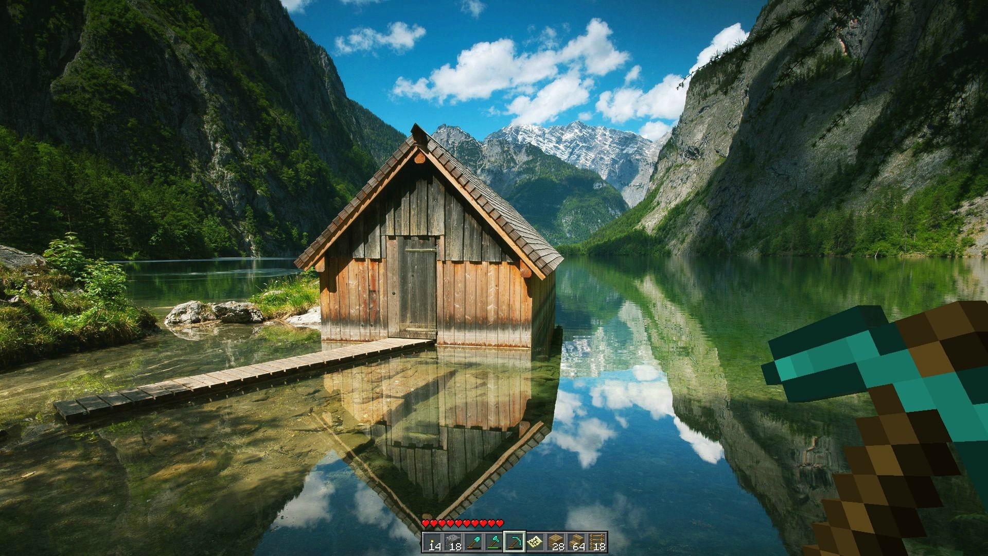 1920x1080 Realistic Minecraft Wallpaper