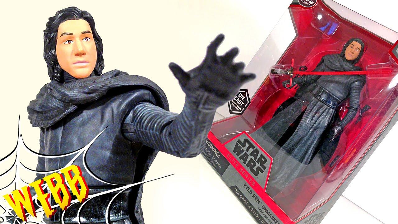 1280x720 STAR WARS Elite Series KYLO REN UNMASKED Action Figure Review