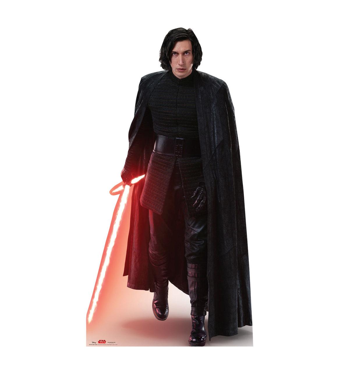 1199x1280 New Last Jedi Unmasked Kylo Ren Life Size Cardboard Cutout Standee Now Available!