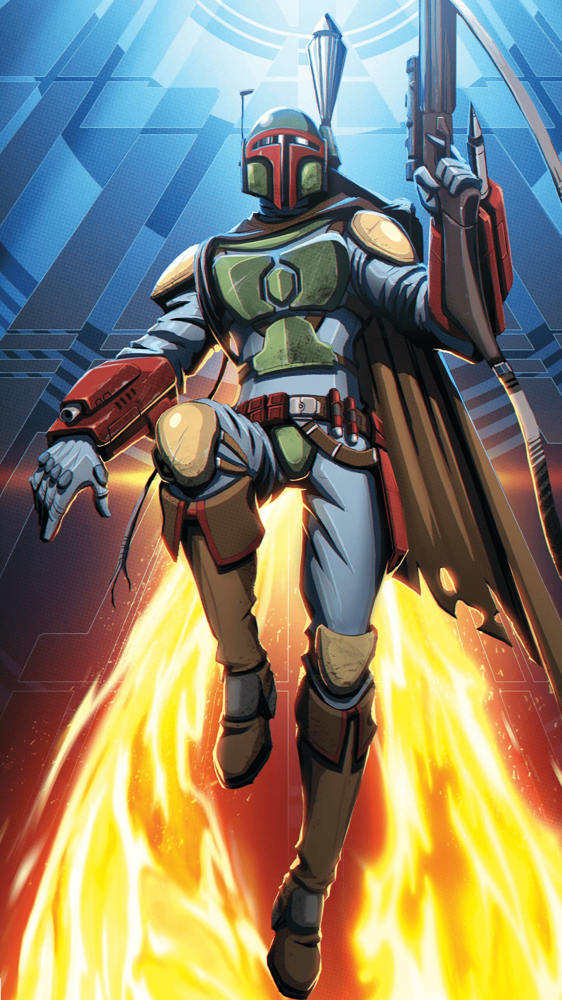 1152x2048 The Mandalorian phone wallpaper