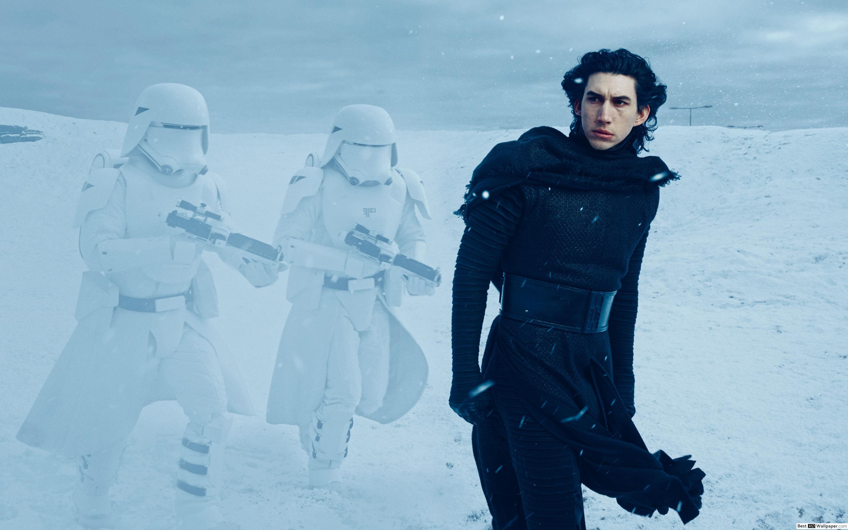 2880x1800 Kylo Ren caught by the stormtrooper HD wallpaper download