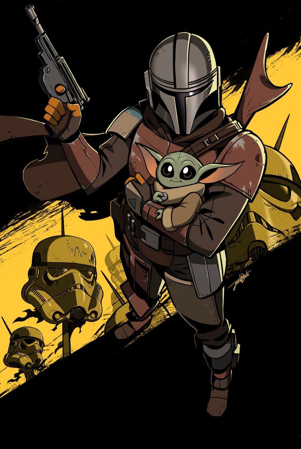 1024x1529 Mandalorian Wallpaper